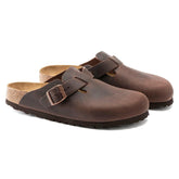 BIRKENSTOCK Boston Oiled Leather-Habana at Gravity NYC